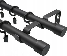 Fém Függönykarnis Loft Smart dupla 19 19 mm függönykarnis vegyes Színek 200 cm