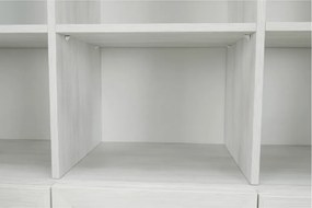 vitrines szekrény, északi sosna/vadtölgy, ROYAL W2D