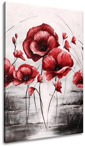 Gario Kézzel festett kép Piros pipacsok Méret: 70 x 100 cm