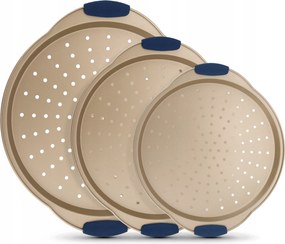 Pizza Tepsi Szett Három Különböző Méretben Nutrichef