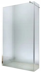 Mexen oldalsó zuhanyparaván WALK-IN, 30 cm, fekete profil - átlátszó üveg, 850-030-000-70-00
