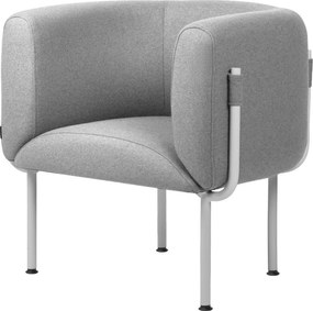 Szürke gyapjú fotel Ubi – noo.ma