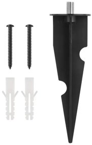 LED napelemes lámpa szenzorral LED/2W/3,7V 1200 mAh IP44 80 cm