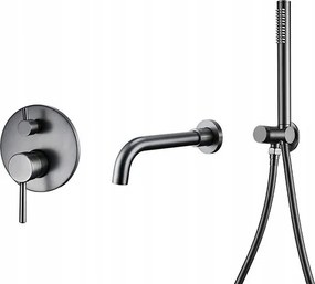 Süllyesztett kádcsaptelep szürke Gun Grey