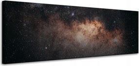 Vászonkép Kozmosz Csillagok Test Kék Kozmosz Égbolt 120x40