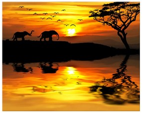 Gario Vászonkép Afrika Méret: 100 x 40 cm