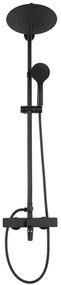 REA - Aldi zuhanygarnitúra csapteleppel 150mm, fekete, REA-P8800