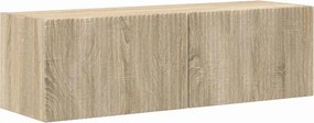 vidaXL TV Fali Szekrény Sonoma 98 x 31 x 29,5 cm Faanyag