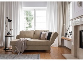 Szürkésbarna kordbársony heverő (jobb oldali) Chic Charlotte – Miuform