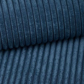 Kihúzható kétoldalas L alakú kanapé TAVERO 201x140 cm, sötétkék