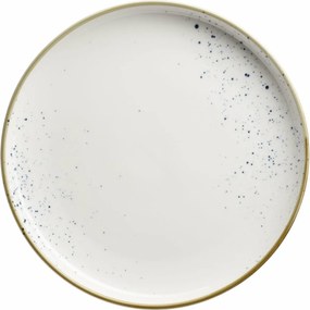 Mäser Desszert tányér Pintar Fehér kék pöttyök22,5 cm