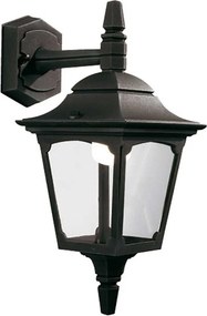 ELSTEAD CPM2-BLACK CHAPEL Klasszikus Kültéri Fali Lámpa Fekete, Átlátszó E27 IP44