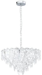 Eglo 39724 - Csillár láncon CARVARIO 10xE14/40W/230V