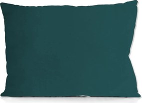 Brotex szatén párnahuzat, petrolszínű, 50x70 cm, cipzáras