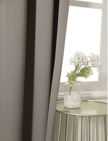 Szürkésbarna OXFORD függöny 140x250 cm Felfüggesztés: Hullámos sínszalag