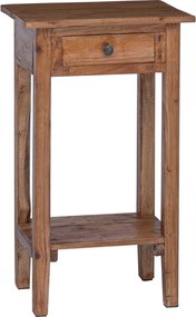 vidaXL Növényállvány fiókkal Barna 34 x 25 x 52 cm Mahagóni fa