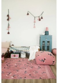 Rózsaszín gyerek puff English Garden – Lorena Canals