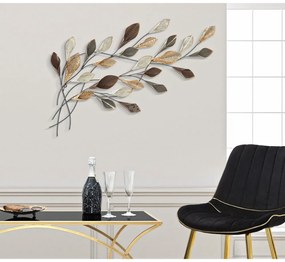 Ramo fehér-barna fali dekoráció, szélesség 46 cm - Mauro Ferretti