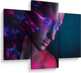 Csillogó nő képe (90x60 cm)