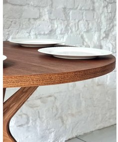 Étkezőasztal tölgyfa dekorral 90x90 cm Jubi – Ragaba