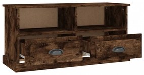 füstös tölgy színű szerelt fa TV-szekrény 93x35,5x45 cm