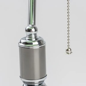 Brilagi - Asztali lámpa BANK OFFICE 1xE27/60W/230V fekete/ezüst/zöld