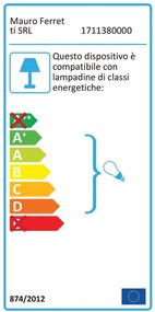 Asztali lampglamy csepp 25x18x50cm