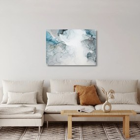 Üveg kép - Kék márvány (70x50 cm)