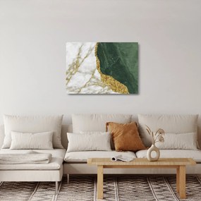 Üveg kép - Zöld márvány N⁰3 (70x50 cm)