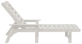 Napozóágy Fehér 53x162x98.5 cm HDPE