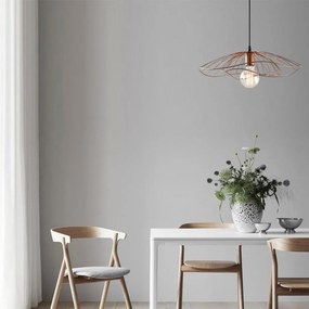 Tel 6501 réz fém függőlámpa, Ø50 cm