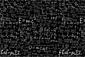 Kép - Matematika (90x60 cm)