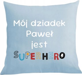 Párna párnahuzat Nagypapa napja Nagypapám Név szuperhős