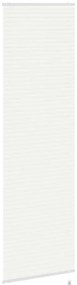 pliszírozott redőny Fehér 55x200 cm szövetszélesség 54,4 cm