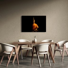 Kép - Arany Buddha szobor (90x60 cm)
