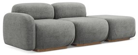 Szürke buklé moduláris heverő (jobb oldali) Ailani – Makamii