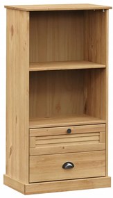 VIGO tömör fenyőfa könyvespolc 60x35x114,5 cm