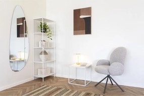 Vita lerakóasztal, modern dizájn, fehér keret, 45 x 45 x 45 cm