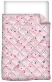 Disney Lilo és Stitch, A csillagkutya Angel Hug steppelt ágytakaró, paplan 140x200cm