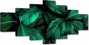 Vászonkép 210x100 Gyönyörű türkiz levelek