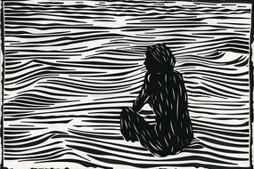 Poszter 45x30cm Összecsukható Fluid Vonalak