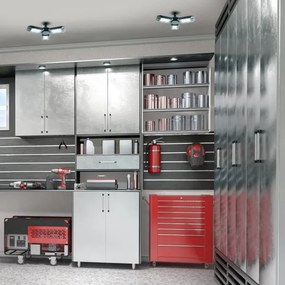 LED Mennyezeti reflektor 3xE27/16,7W/230V 4000K