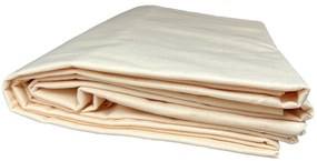 Szilárd Pamut Lepedő Cream Méretek: 140x240 cm