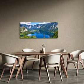 Kép - Hallstatt tó, Hallstatt, Austria (120x50 cm)