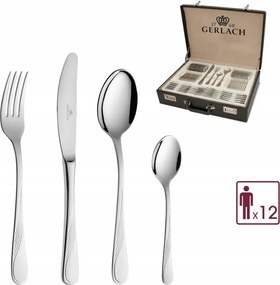 Gerlach Evőeszköz szett 68 db-os Celestia fényes bőrönd