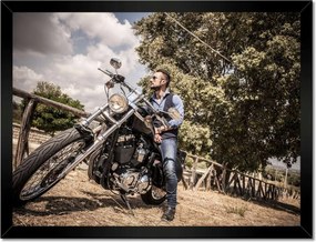 Poszterek keretben 40x30 Motorkerékpár Klasszikus Motor