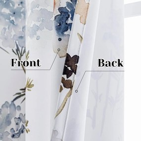 Fehér dimout (részleges sötétítő) függöny 135x250 cm Solkone – Restilo