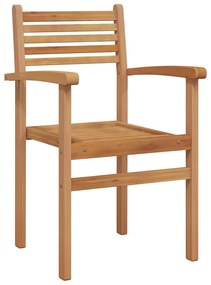 vidaXL Szék 8 pcs Barna 56 x 55 x 90.5 cm Tömör Teakfa