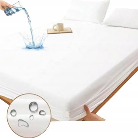 Vízálló gumis lepedő pamut 140x200 cm színválaszték