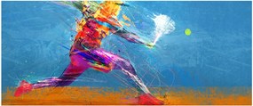 Kép - Festett teniszező (120x50 cm)